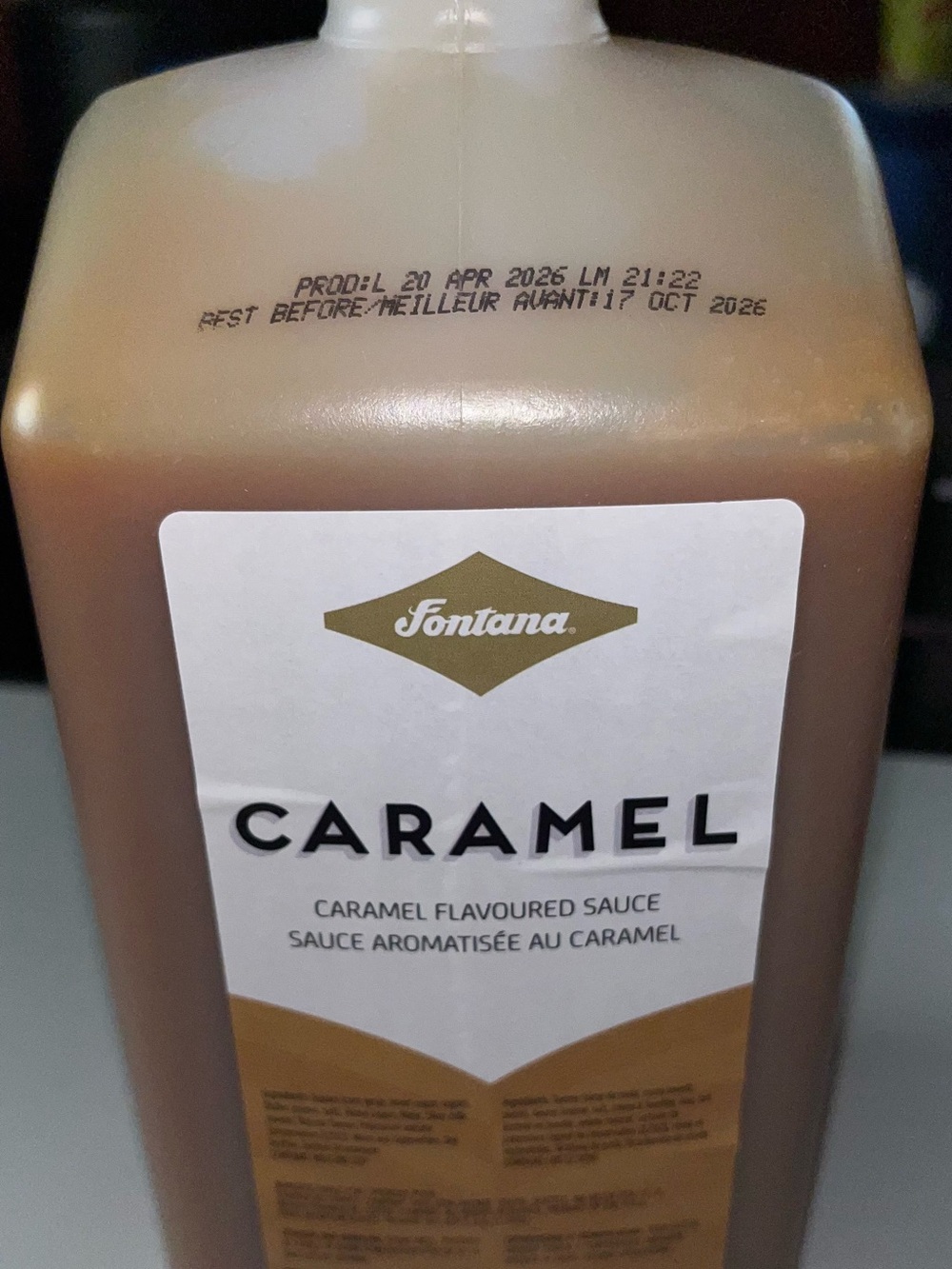 Fontana Caramel Sauce - Rich Caramel Flavor